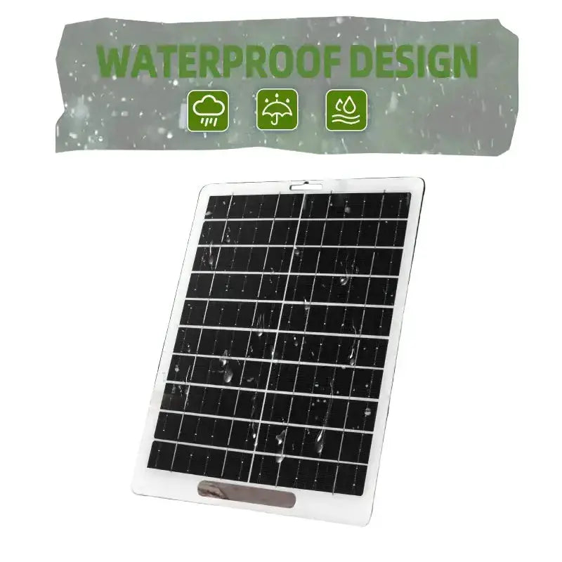 Portable 6V 10W Solar Charger Panel by Habicare