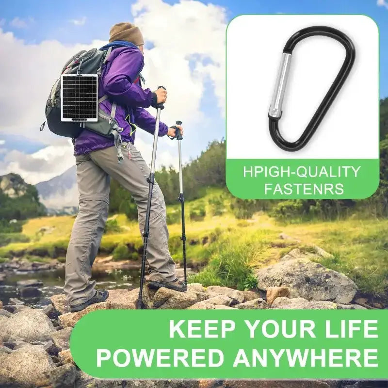 Portable 6V 10W Solar Charger Panel by Habicare