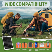 Portable 6V 10W Solar Charger Panel by Habicare