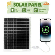 Portable 6V 10W Solar Charger Panel by Habicare