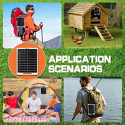 Portable 6V 10W Solar Charger Panel by Habicare