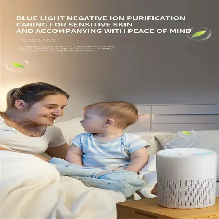 Portable Air Purifier – Blue Anion Deodorizer with Essential Oil Diffuser by Habicare