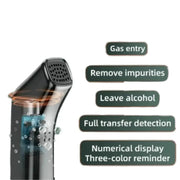 Portable Alcohol Detector with LCD & 3-Color Indicator by Habicare