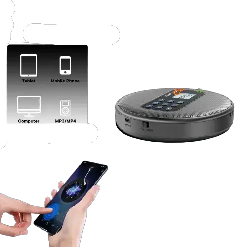 Portable Bluetooth CD Player by Habicare