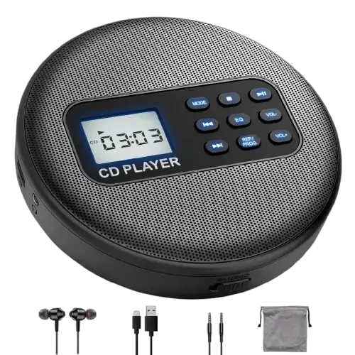 Portable Bluetooth CD Player by Habicare
