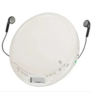 Portable Bluetooth CD Player with Display (Black & White) by Habicare