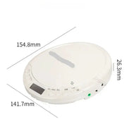 Portable Bluetooth CD Player with Display (Black & White) by Habicare
