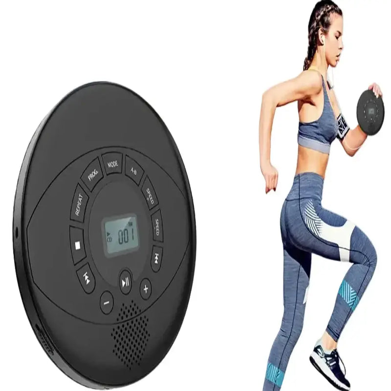 Portable Bluetooth CD Player with Speaker by Habicare