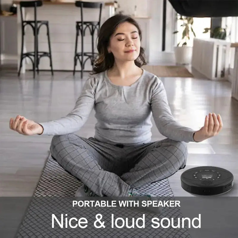 Portable Bluetooth CD Player with Speaker by Habicare