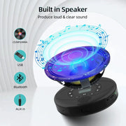 Portable Bluetooth CD Player with Speaker by Habicare