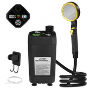 Portable Camping Shower Pump with Digital Display – 6000mAh (5 colours) by Habicare