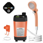 Portable Camping Shower Pump with Digital Display – 6000mAh (5 colours) by Habicare
