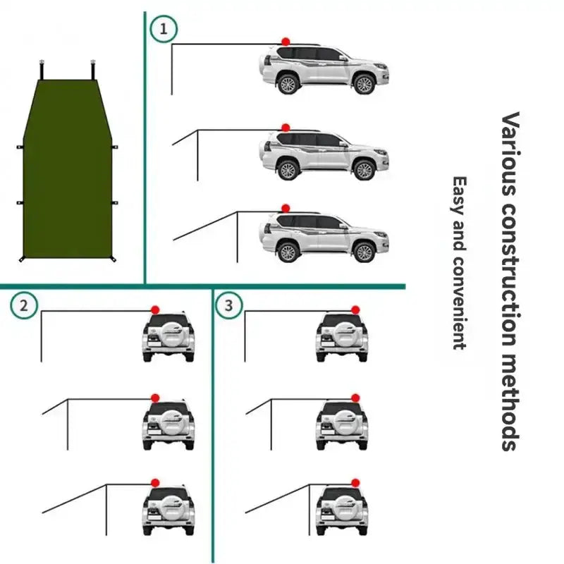 Portable Car Awning by Habicare