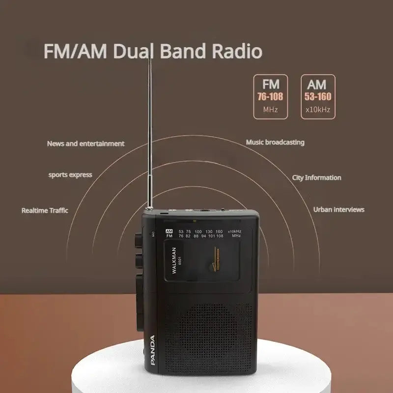 Portable Cassette Player with Radio by Habicare