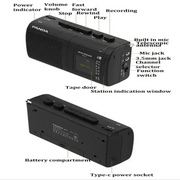 Portable Cassette Player with Radio by Habicare