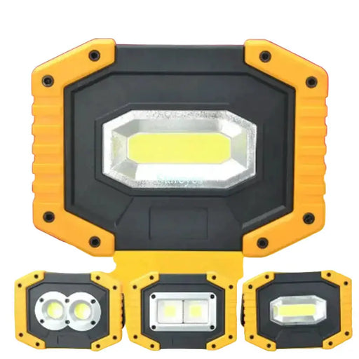 20W Rechargeable COB LED Floodlight Portable Outdoor Torch with Optional 18650 Battery by Habicare