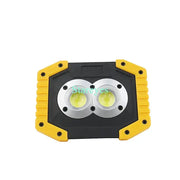 20W Rechargeable COB LED Floodlight Portable Outdoor Torch with Optional 18650 Battery by Habicare