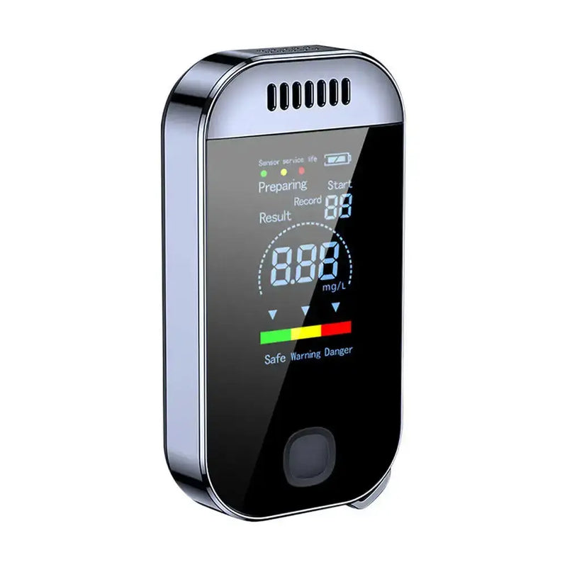 Portable Digital Alcohol Tester – Professional USB Rechargeable Breathalyzer by Habicare