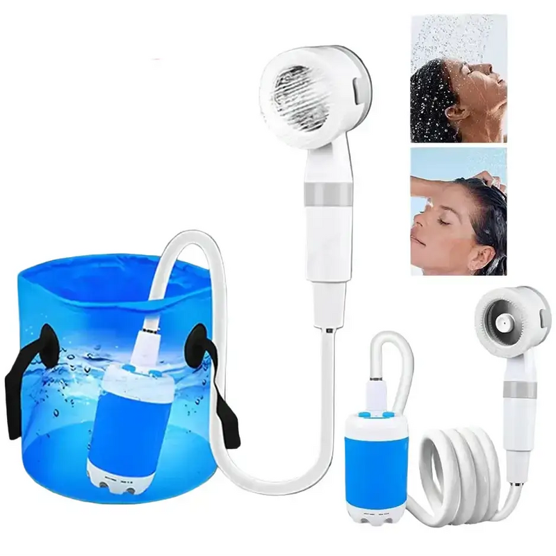 Portable Electric Camping Shower Pump 4000mAh by Habicare