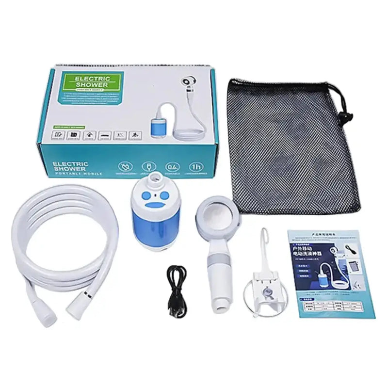 Portable Electric Camping Shower Pump 4000mAh by Habicare