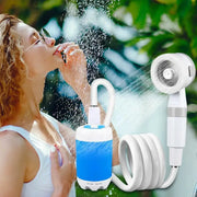 Portable Electric Camping Shower Pump 4000mAh by Habicare