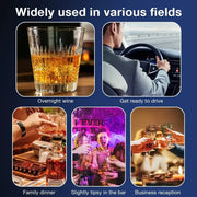 Portable Electrochemical Alcohol Tester – Professional Breathalyzer with LCD Display by Habicare