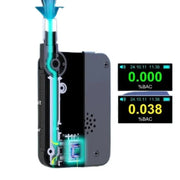 Portable Electrochemical Alcohol Tester – Professional Breathalyzer with LCD Display by Habicare