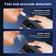 Portable Electrochemical Alcohol Tester – Professional Breathalyzer with LCD Display by Habicare