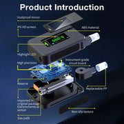 Portable Electrochemical Alcohol Tester – Professional Breathalyzer with LCD Display by Habicare