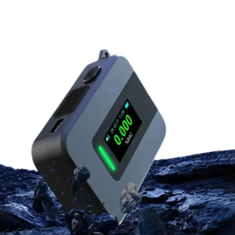 Portable Electrochemical Alcohol Tester – Professional Breathalyzer with LCD Display by Habicare