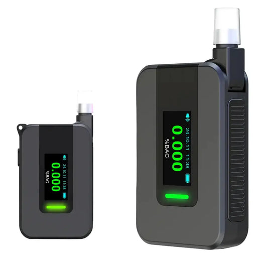 Portable Electrochemical Alcohol Tester – Professional Breathalyzer with LCD Display by Habicare