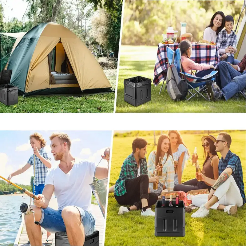 Portable Folding Camping Toilet – Outdoor Use by Habicare