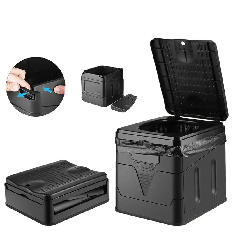 Portable Folding Camping Toilet – Outdoor Use by Habicare