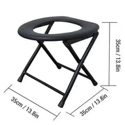 Portable Folding Outdoor Toilet Seat by Habicare