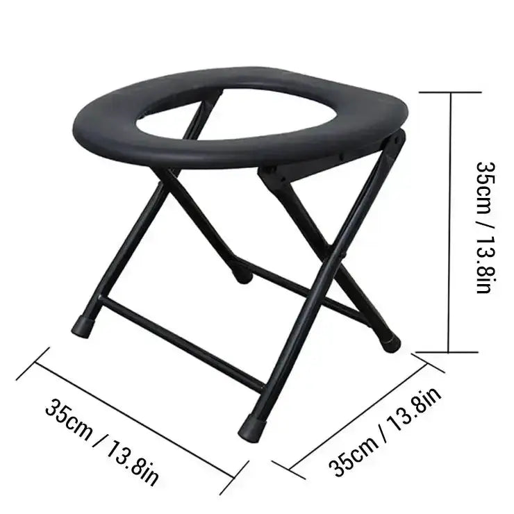 Portable Folding Outdoor Toilet Seat by Habicare