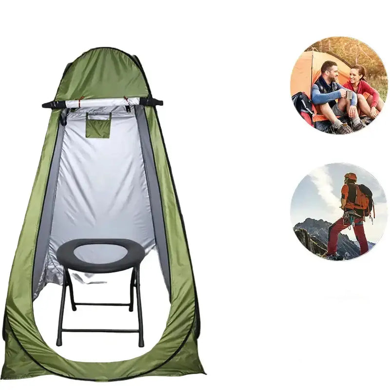 Portable Folding Outdoor Toilet Seat by Habicare