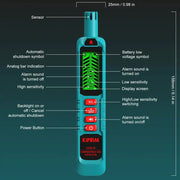 Portable Gas Leak Detector – Natural & Combustible Gas Sniffer by Habicare