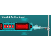Portable Gas Leak Detector – Natural & Combustible Gas Sniffer by Habicare