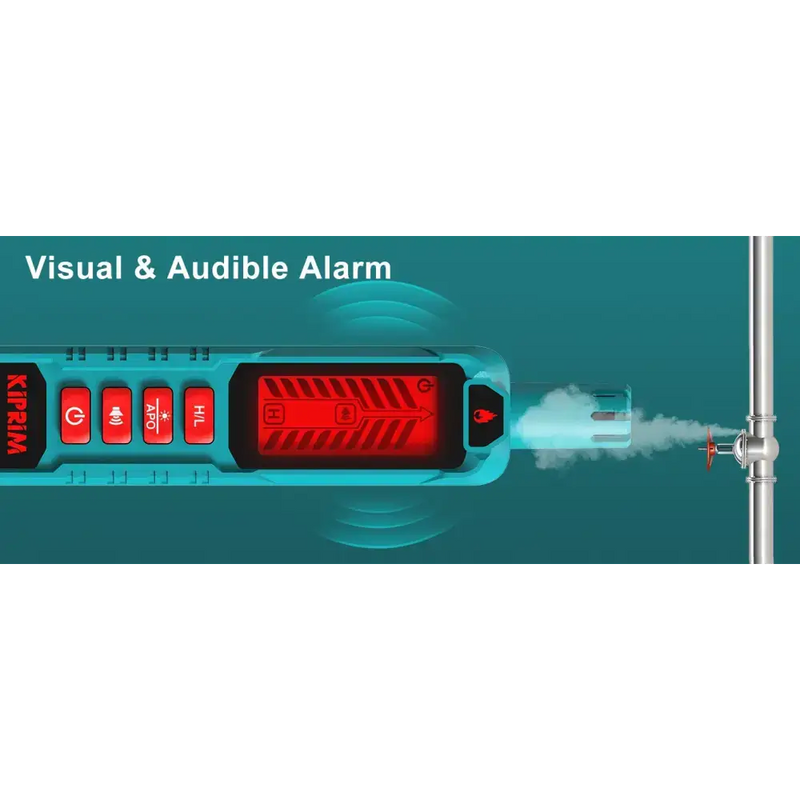 Portable Gas Leak Detector – Natural & Combustible Gas Sniffer by Habicare