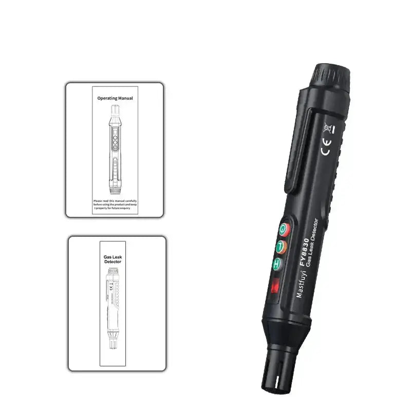 Portable Gas Leak Detector with Audible & Visual Alarm by Habicare