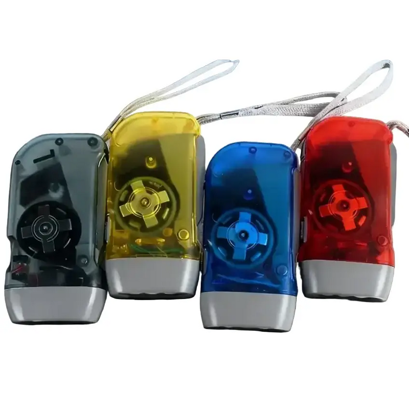 Hand-Crank Self-Powered LED Flashlight by Habicare