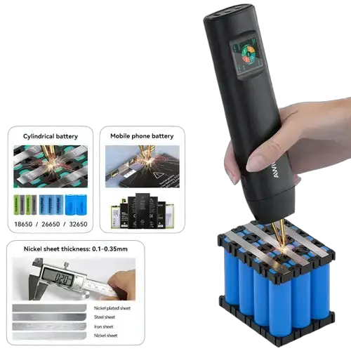 Portable Handheld Spot Welder for 18650 Batteries by Habicare