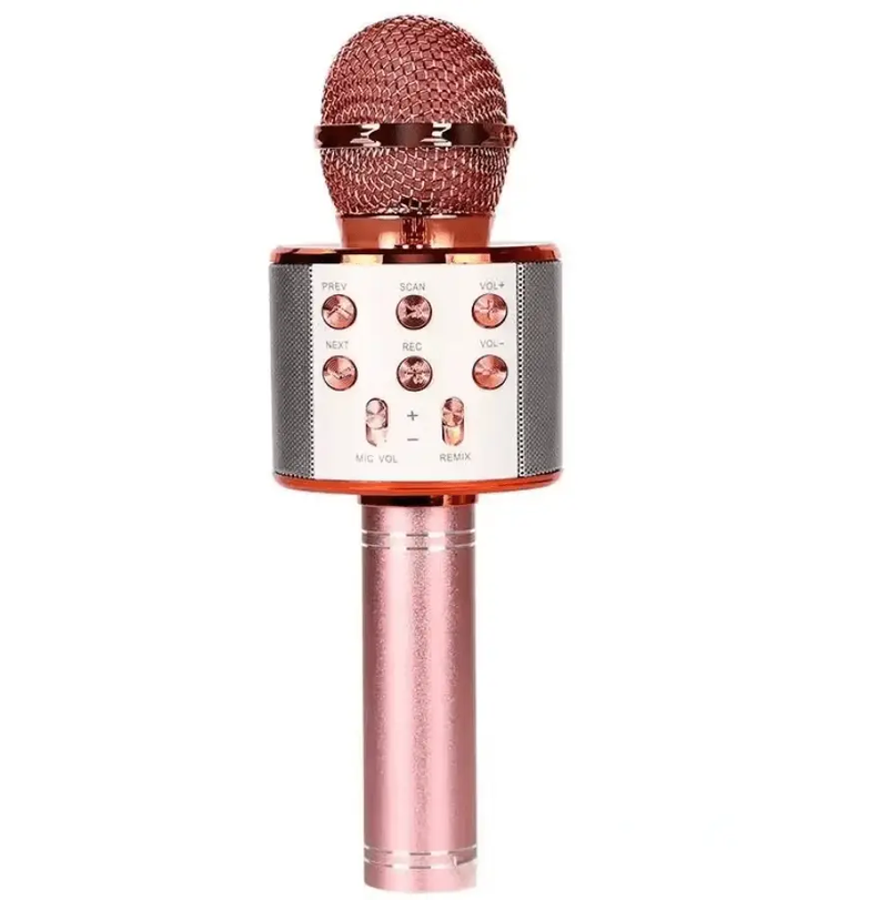 Wireless Bluetooth Karaoke Microphone– 5-in-1 Portable Mic by techplus