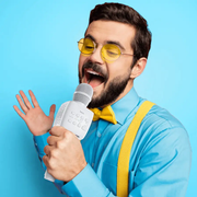 Portable Karaoke Microphone Speaker BK5 Wireless Bluetooth by techplus