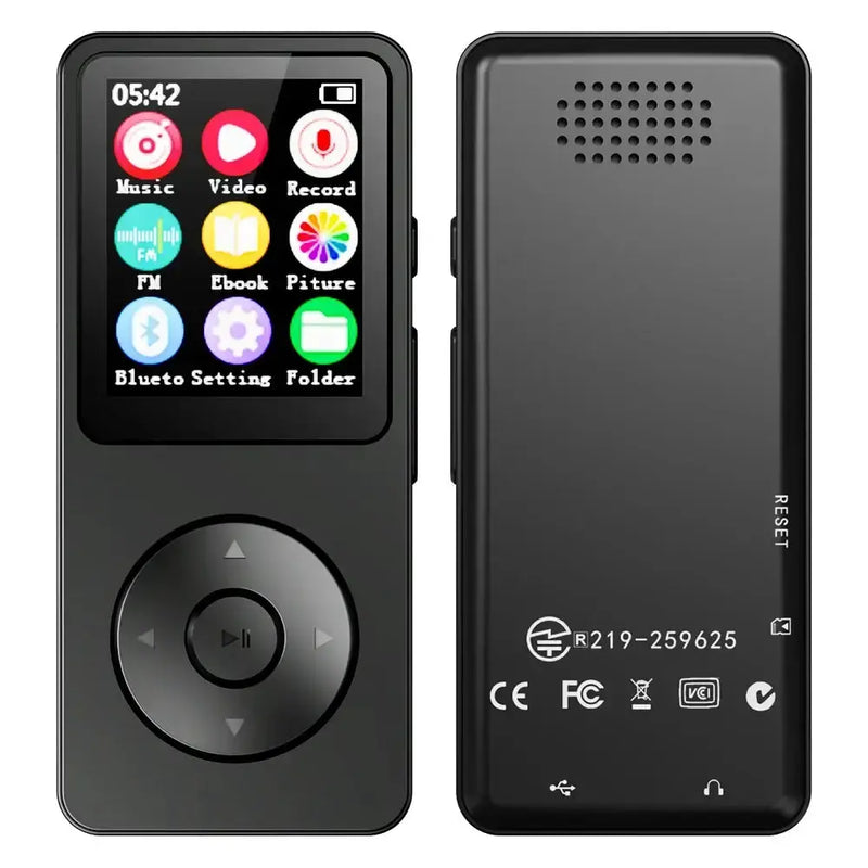 Habicare Portable MP3 Player with Bluetooth, FM Radio & LCD Display Portable MP3 Player with Bluetooth, FM Radio & LCD Display