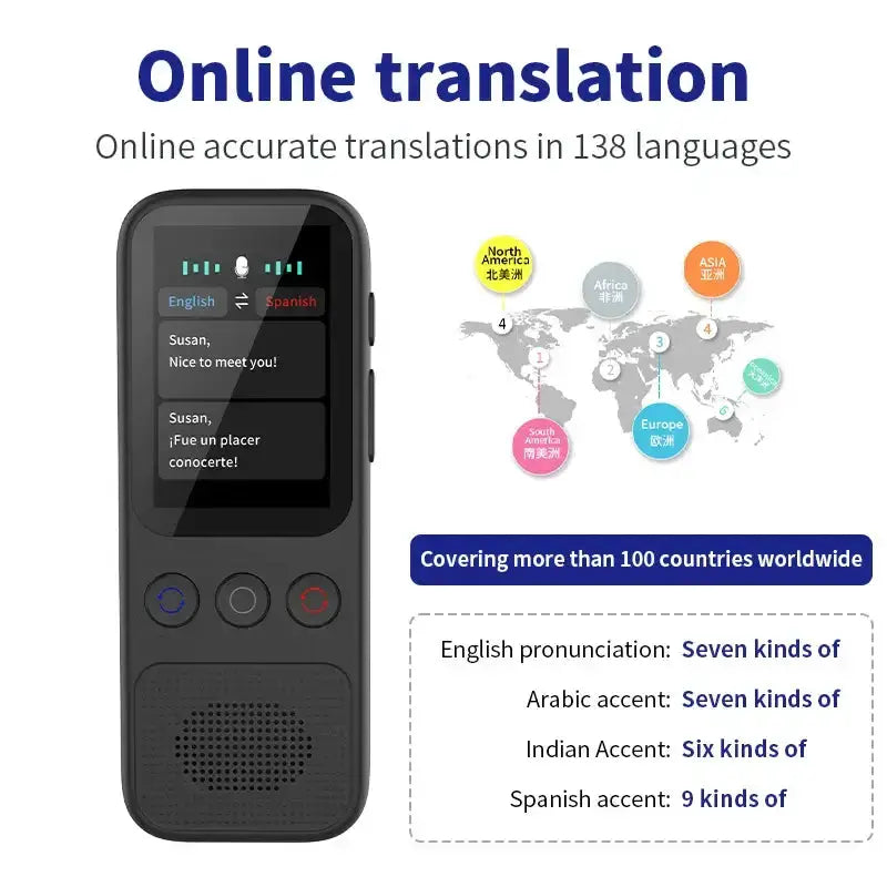 Portable Offline Language Translator (138 Languages) by Habicare