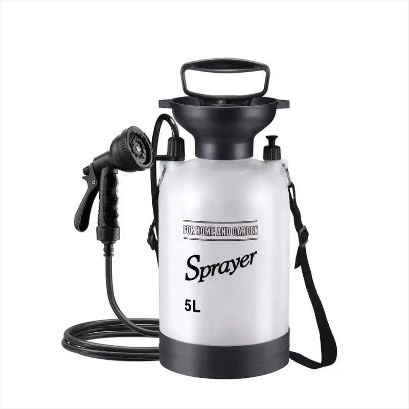 Portable Outdoor Manual Camping Shower – 3/5/8L with Hose by Habicare