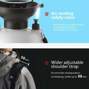 Portable Outdoor Manual Camping Shower – 3/5/8L with Hose by Habicare