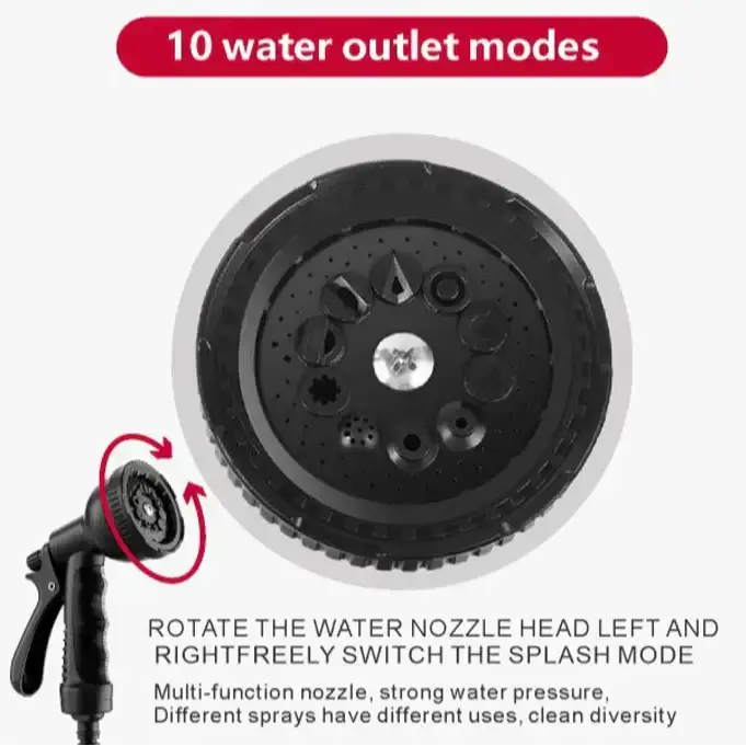 Portable Outdoor Manual Camping Shower – 3/5/8L with Hose by Habicare