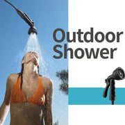 Portable Outdoor Manual Camping Shower – 3/5/8L with Hose by Habicare